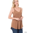 thumbnail image 1 of Zenana Women & Plus Front and Back Reversible Spaghetti Strap Flowy Cami Tank Tops, 1 of 6