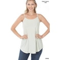 thumbnail image 1 of Zenana Women & Plus Front and Back Reversible Spaghetti Strap Flowy Cami Tank Tops, 1 of 6