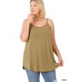 thumbnail image 1 of Zenana Women & Plus Front and Back Reversible Spaghetti Strap Flowy Cami Tank Tops, 1 of 6