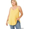 thumbnail image 1 of Zenana Women & Plus Front and Back Reversible Spaghetti Strap Flowy Cami Tank Tops, 1 of 6