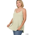 thumbnail image 1 of Zenana Women & Plus Front and Back Reversible Spaghetti Strap Flowy Cami Tank Tops, 1 of 6