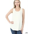 thumbnail image 1 of Zenana Women & Plus Relaxed Fit Scoop Neck Sleeveless Round Hem Blouse Tank Top, 1 of 4