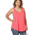 thumbnail image 1 of Zenana Women & Plus Relaxed Fit Scoop Neck Sleeveless Round Hem Blouse Tank Top, 1 of 4