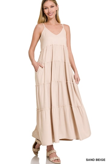 drop waist white linen dress Kaycee Drop Waist Maxi Dress White