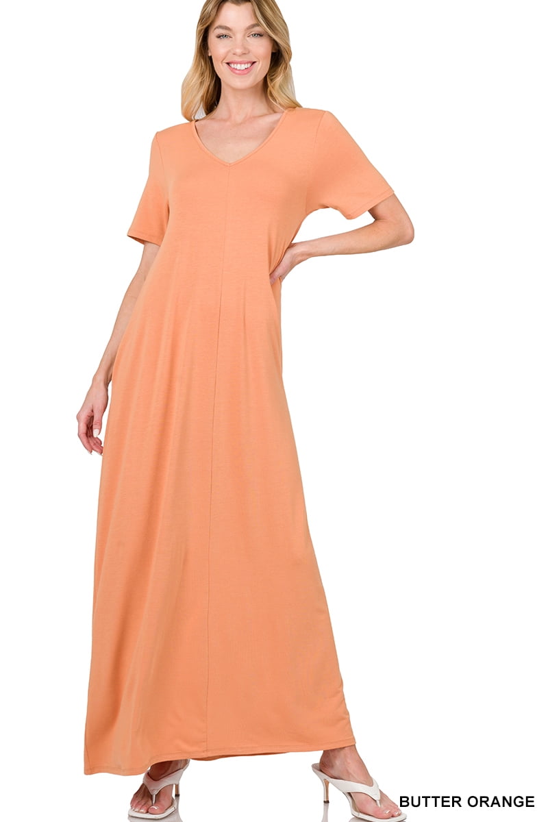 Zenana Full Size Sleeveless Flared Dress with Side Pockets