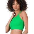 thumbnail image 1 of Zenana Women & Plus Ribbed Knit Cropped Cami Active Fitness Tank Top, 1 of 3