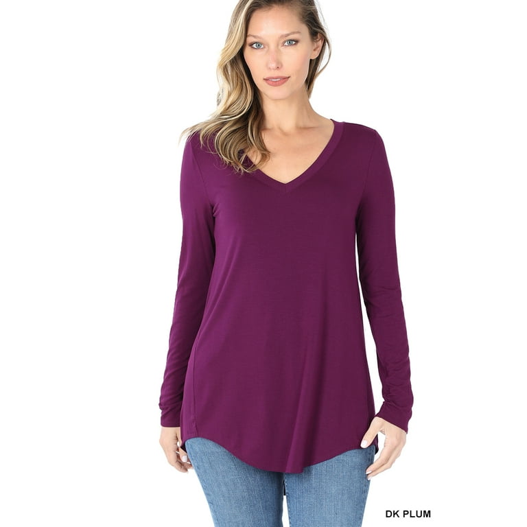 Tunic Top in Plum Check Tunic Top in Plum Check