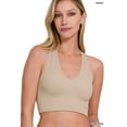 thumbnail image 1 of Zenana Women & Plus Size Ribbed Cropped Racerback Tank Top (S-3XL), 1 of 4