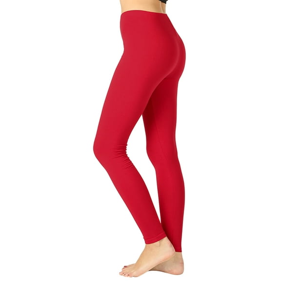 Zenana Women Premium Cotton High Waist Full Ankle Length Leggings