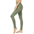 thumbnail image 1 of Zenana Women Premium Cotton High Waist Full Ankle Length Leggings, 1 of 4
