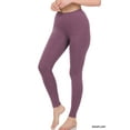 thumbnail image 1 of Zenana Women's High Waist Full Ankle Length Premium Thick Cotton Leggings, 1 of 4