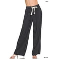 thumbnail image 1 of Zenana Women’s Linen Drawstring Wide-Leg Lightweight Pants, 1 of 6