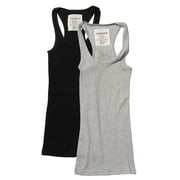 Zenana Womens & Plus Ribbed Cami Racerback Workout Cotton Tank Tops