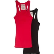 Zenana Women's & Plus Ribbed Cami Racerback Workout Cotton Tank Tops