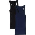 thumbnail image 1 of Zenana Women's & Plus Ribbed Cami Racerback Workout Cotton Tank Tops, 1 of 3