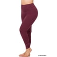 thumbnail image 1 of Zenana Women's & Plus (S-3X) Casual Cotton Stretch Active Wide Waistband Tight Leggings with Pockets, 1 of 1