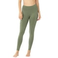 thumbnail image 1 of Zenana Women's & Plus (S-3X) Casual Cotton Stretch Active Wide Waistband Tight Leggings with Pockets, 1 of 1