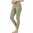 thumbnail image 1 of Zenana Women's Premium Cotton High Waist Full Ankle Length Leggings, 1 of 4