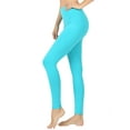 thumbnail image 1 of Zenana Women's Premium Cotton High Waist Full Ankle Length Leggings, 1 of 4
