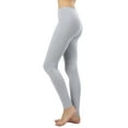 thumbnail image 1 of Zenana Women's Premium Cotton High Waist Full Ankle Length Leggings, 1 of 2