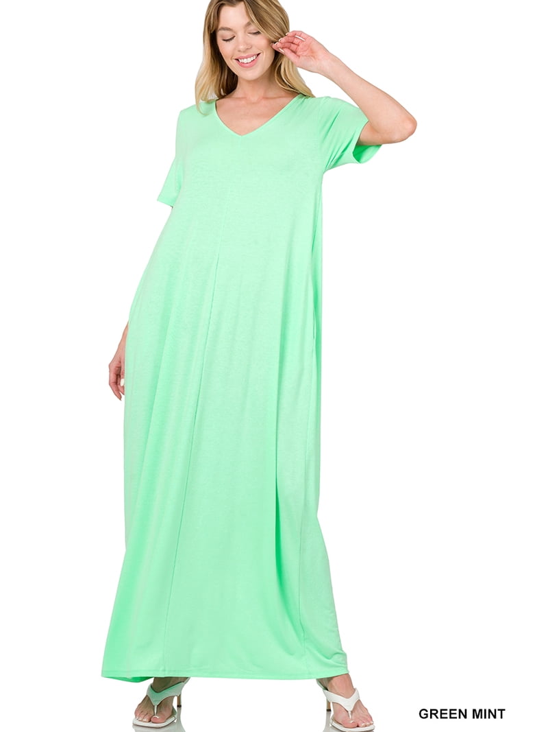 knee length dresses for ladies Zenana Tencel Mineral Washed Maxi Dress  Charming Charlie