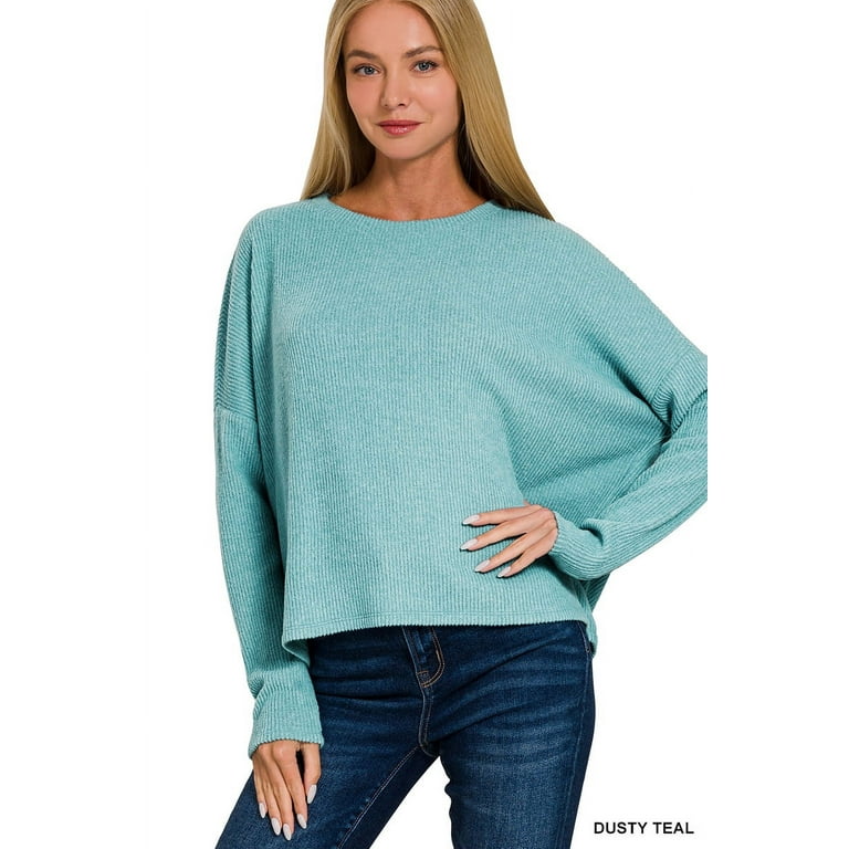 Dusty Teal Dolman Top Dusty Teal Dolman Top