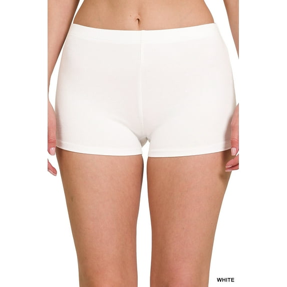 Zenana Women's Seamless Cotton Underwear Full Coverage Boyshorts Boxer Brief