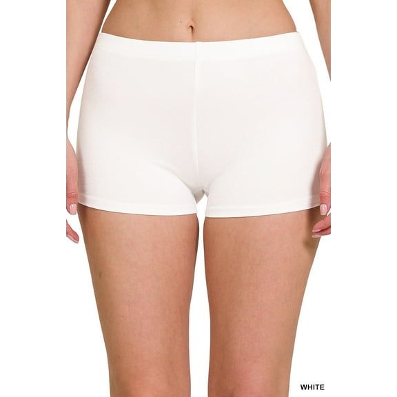 Zenana Women's Seamless Cotton Underwear Full Coverage Boyshorts Boxer Brief