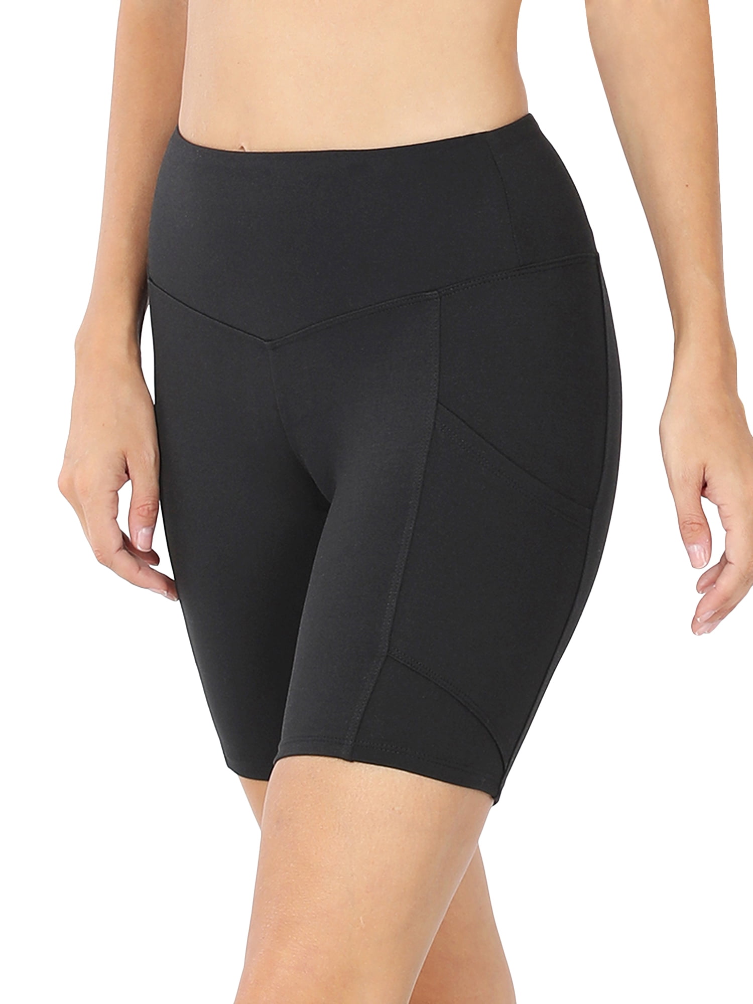 Anna-Kaci Active Women's High Waist Compression Workout Shorts For Running And Yoga