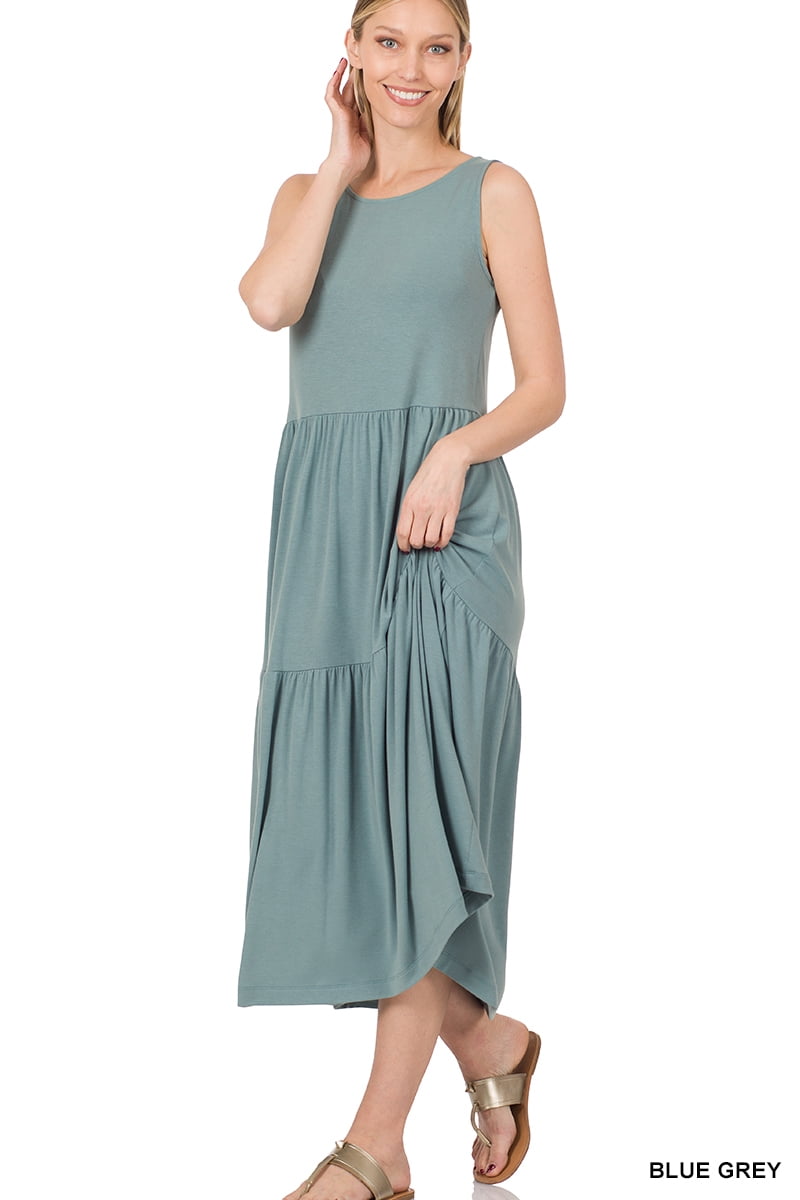 sachin and babi light blue dress Jacinda Drop Waist Maxi Dress