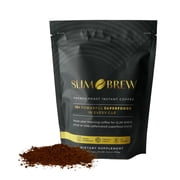 Zenbodi Slim Brew French Roast Instant Coffee - 10.5 oz Superfood Coffee, Dietary Supplement, 12 Superfoods Including Maca Root, Panax Ginseng Extract, Turmeric Root, Kale Leaf, and More, 30 Servings