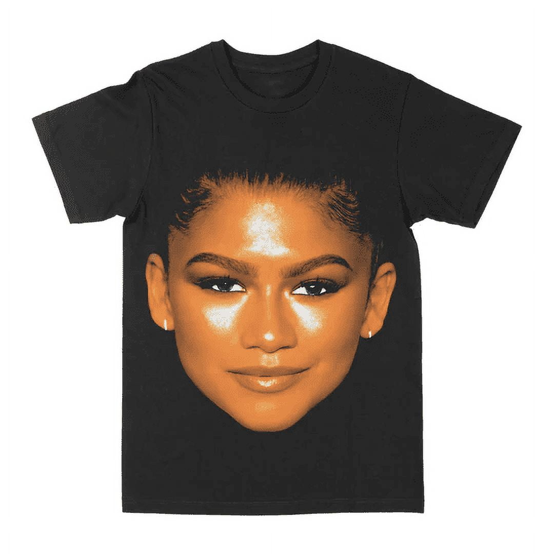 Zendaya Big Face Graphic Tee Walmart zendaya-big-face-graphic-tee-walmart