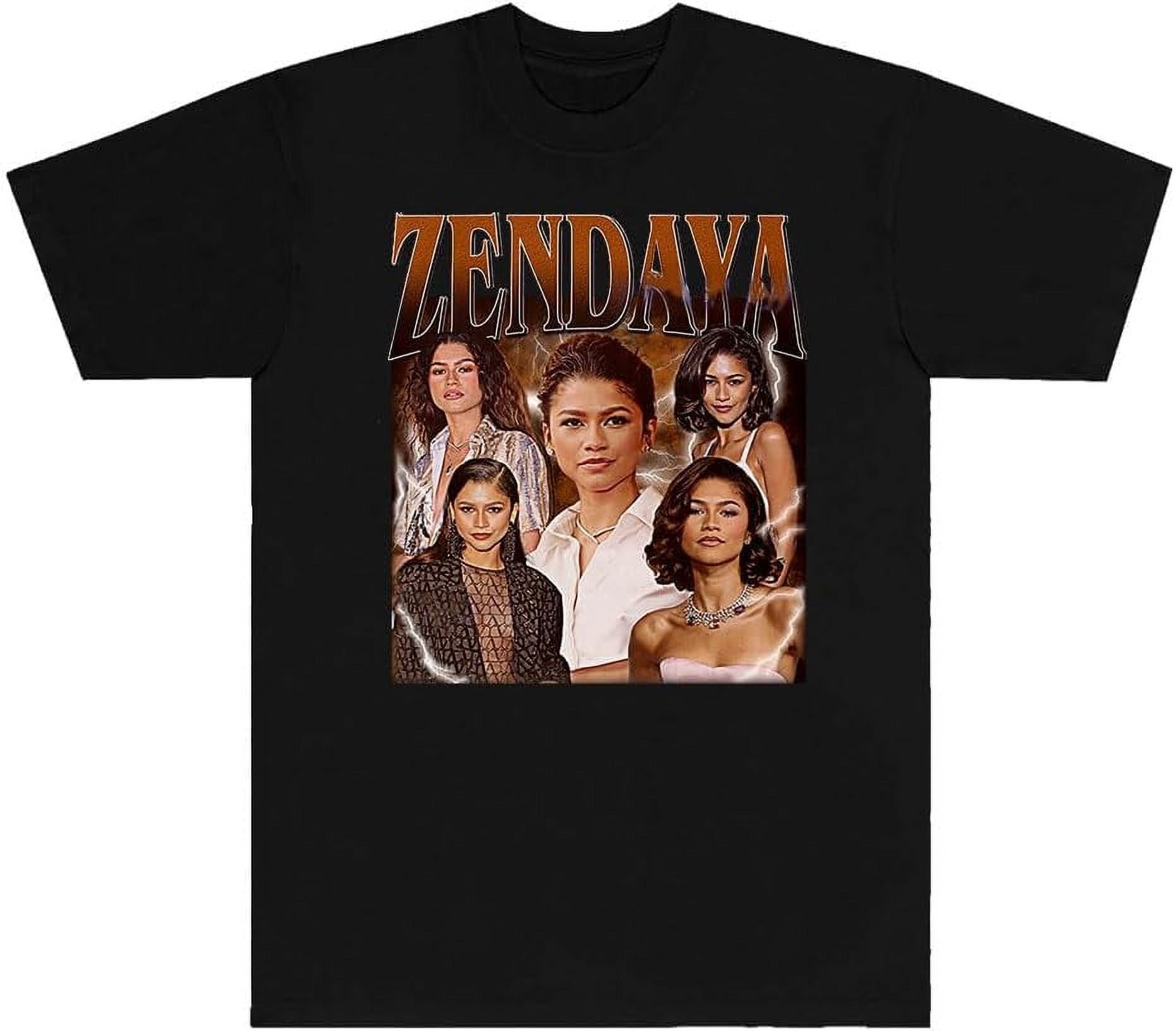 Zendaya Vintage T-Shirts New Logo Merch Tee Cosplay Women Men Fashion