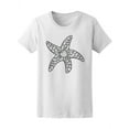 thumbnail image 1 of Zendoodle Starfish Art Women T-Shirt - Image by Shutterstock, Female Large, 1 of 2