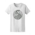 thumbnail image 1 of Zendoodle Style Mandala Peacock Women T-Shirt - Image by Shutterstock, Female x-Large, 1 of 2