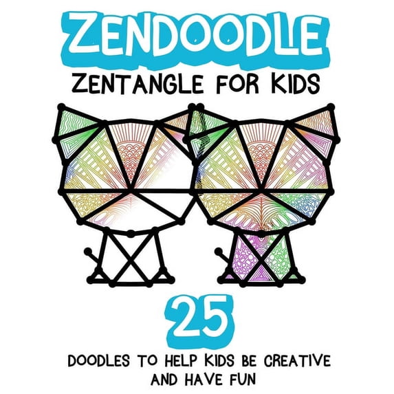 Zendoodle: Zentangle For Kids, (Paperback)