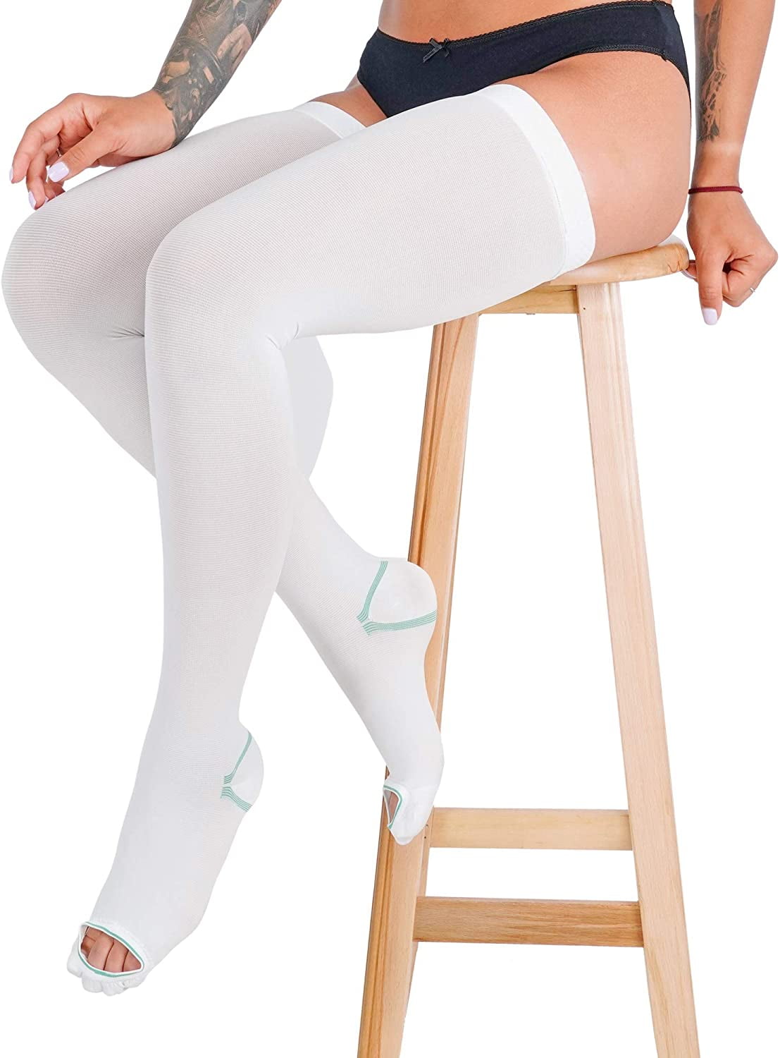 Thigh High Medical Compression Stockings