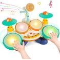 thumbnail image 1 of Zendure Drum Set with Microphone for Toddler 1-3 Baby Musical Toys Drum Piano Musical Instrument Learning Toys Gift for Boys Girls Age 2-5, 1 of 6