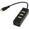 thumbnail image 2 of Luskinno 4-in-1 Micro USB Hub, 3 USB Ports With Ethernet 2 of 11