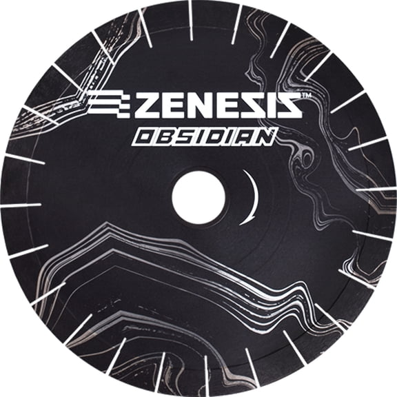 Zenesis Obsidian - Bridge Saw Blades for Engineered Stone, Porcelain, Marble and Quartzite