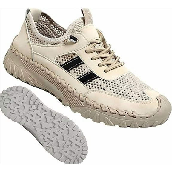 Zenfaze Orthopedic Shoes for Men, New Arch Support, Breathable Light Non-Slip,Slip On Orthopedic Hiking Shoes