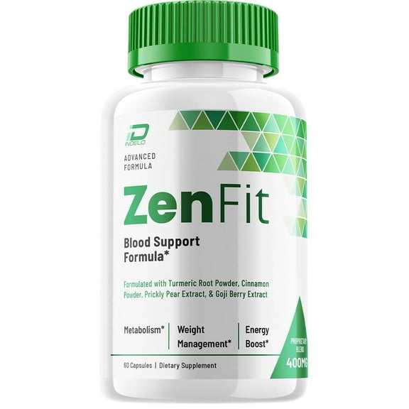 Zenfit Capsules, Zen Fit Blood Support Formula Pills, Zenfit Sugar Support, Zen Fit Advanced Formula Natural Keto Support Supplement, ZenFit Blood Capsules Dietary Supplement (60 Capsules)