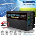 thumbnail image 1 of Zeng 12V 8000-Watt Continuous 16000-W Surge Power Inverter with LCD Display for Truck RV, 1 of 10
