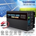 thumbnail image 1 of Zeng 12V 8000-Watt Continuous 16000-W Surge Power Inverter with LCD Display for Truck RV, 1 of 10