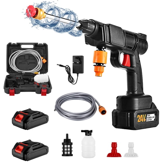 Zeng 21V, 300W, Battery Powered, Cold Water Handheld Pressure Washer