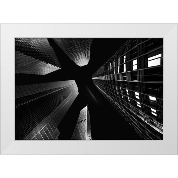 Zeng, Jiahong 14x11 White Modern Wood Framed Museum Art Print Titled - Salesforce Park