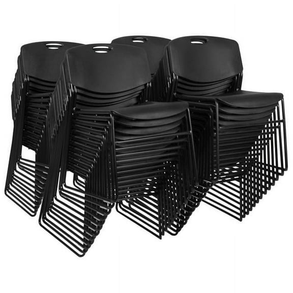 Zeng Stack Chair, Black - Pack of 50