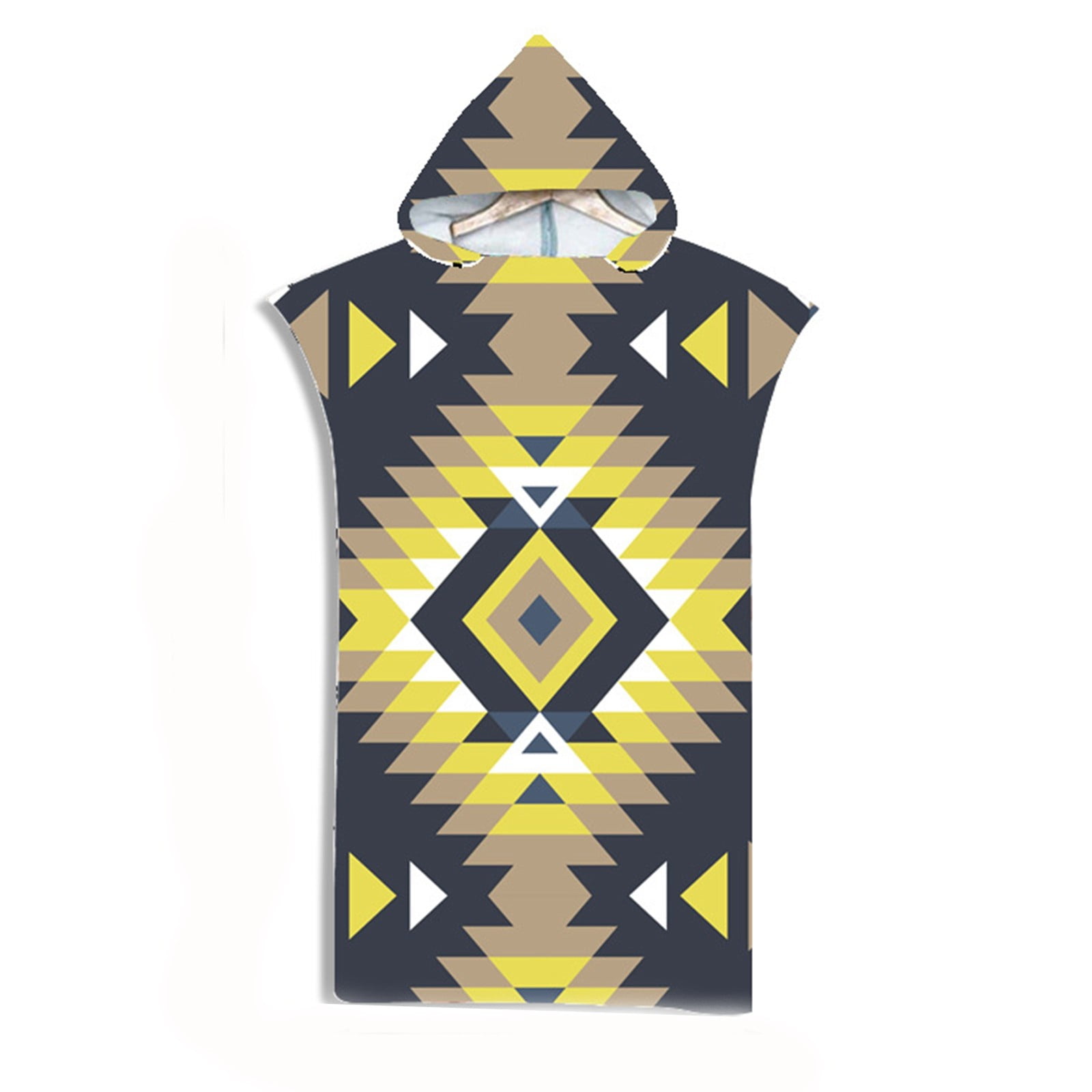 Adult Hooded Microfiber Bath Towel 1pc Beach Quick Dry Bathrobe 110cm