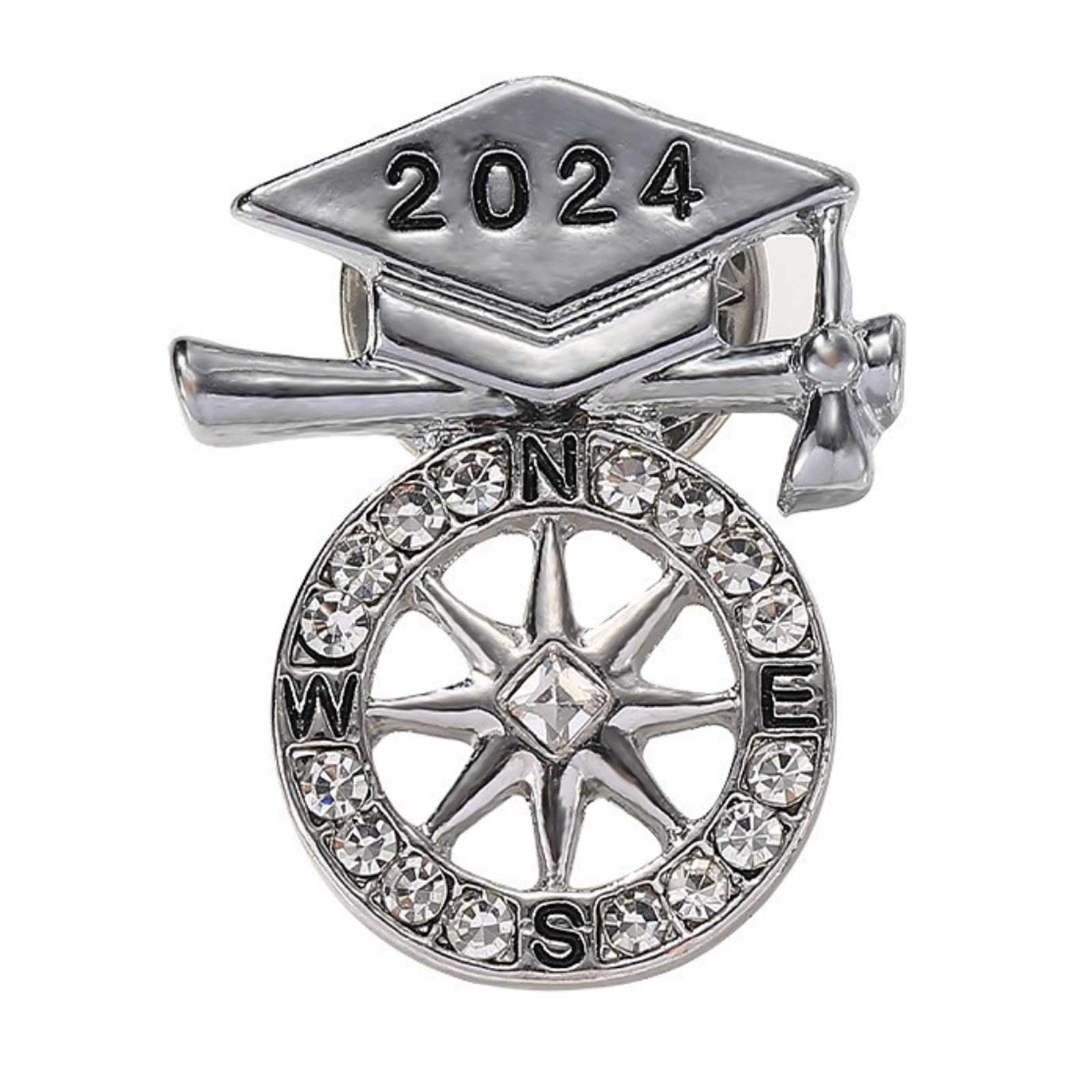 Zenghuiiii Amp for Subs Graduation Gift Doctoral Hat Brooch Student