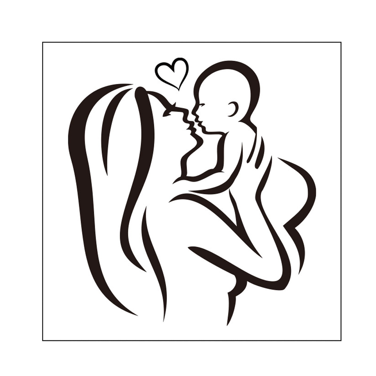 Mengzhiii Mother's Day Border New Window Decoration Stickers PvcCH81561 Holiday Bedroom Bed Wall